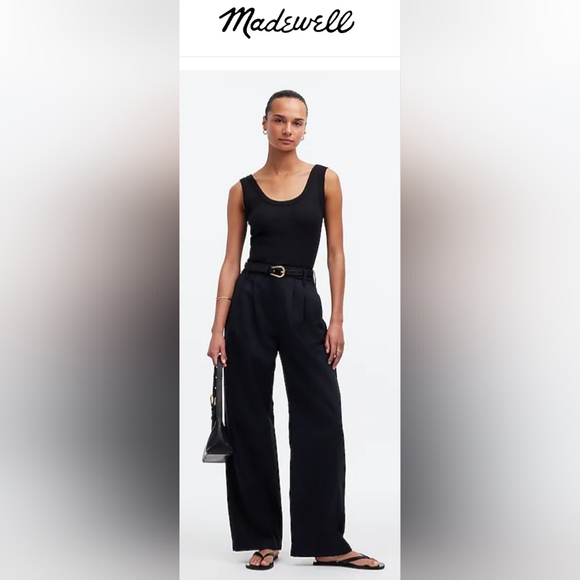 Madewell The Tall Harlow Wide Leg Pant - Picture 2 of 7